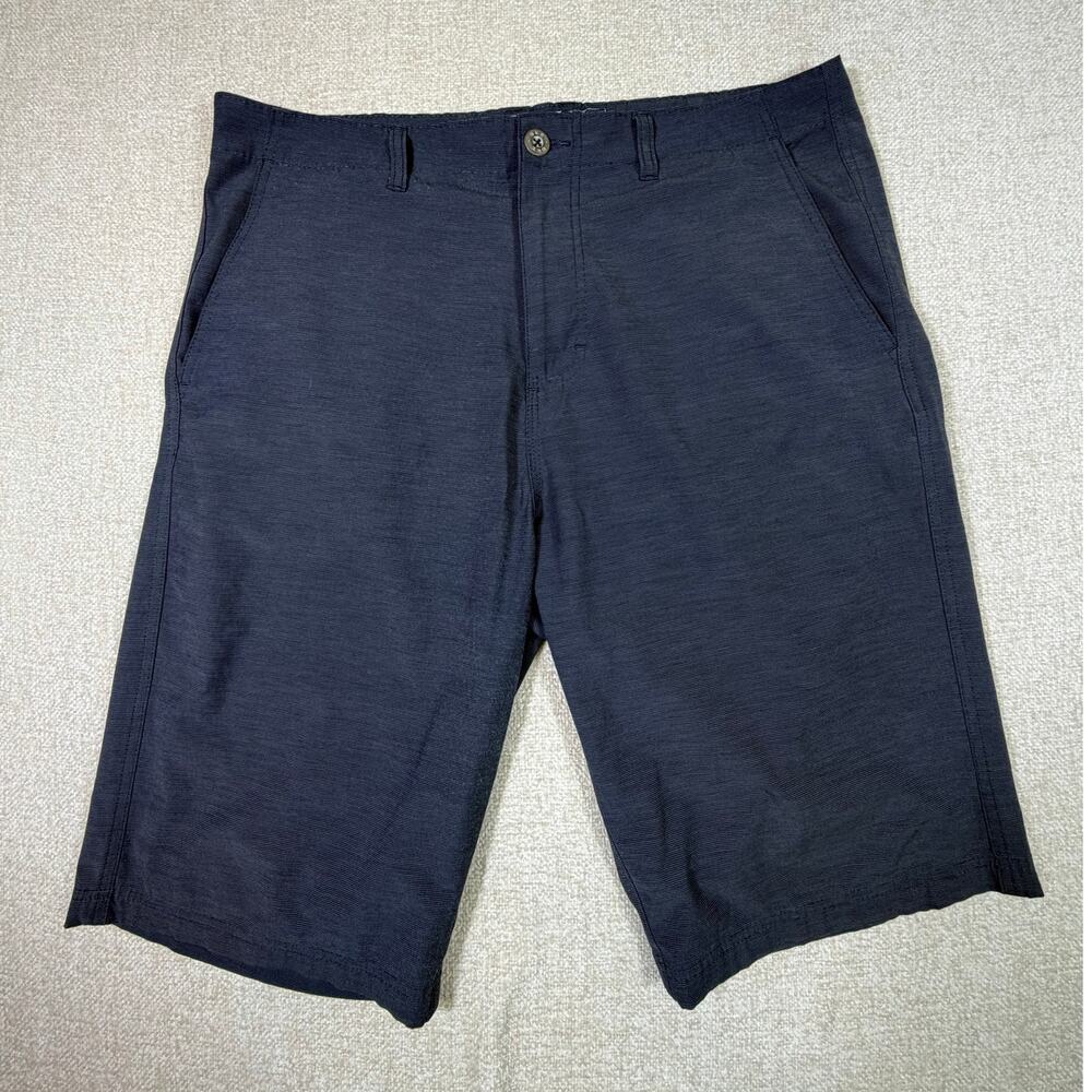 BKE Men 36 Blue Hybrid Stretch Performance Golf Casual Walking Shorts Summer